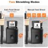 imageBonsaii 100 Sheets Auto Feed Paper Shredder Up to 30 Minutes Shredders for Home Office Use MicroCut Heavy Duty Shredder  42 GallonsSecurity Level P4 C231D