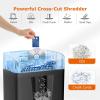 imageBonsaii 12 Sheet Paper Shredder for Home Office Heavy Duty Cross Cut Shredder with 55 Gal Pullout Bin Home Shredder for CDsCredit CardDocumentMail P4 Security Level12 Sheet 15 Mins