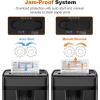 imageBonsaii 12 Sheet Paper Shredder for Home Office Heavy Duty Cross Cut Shredder with 55 Gal Pullout Bin Home Shredder for CDsCredit CardDocumentMail P4 Security Level12 Sheet 15 MinsNew Model