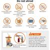 imageBonsaii 12Sheet Cross Cut Paper Shredder 55 Gal Home Office Heavy Duty Shredder for Paper Credit Card Mail Staples with Transparent Window High Security Level P4 C275A1 2 sheet