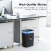 imageBonsaii 12Sheet Cross Cut Paper Shredder 55 Gal Home Office Heavy Duty Shredder for Paper Credit Card Mail Staples with Transparent Window High Security Level P4 C275A1 2 sheet