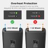 imageBonsaii 12Sheet Cross Cut Paper Shredder 55 Gal Home Office Heavy Duty Shredder for Paper Credit Card Mail Staples with Transparent Window High Security Level P4 C275A1 2 sheet