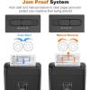 imageBonsaii 12Sheet Cross Cut Paper Shredder 55 Gal Home Office Heavy Duty Shredder for Paper Credit Card Mail Staples with Transparent Window High Security Level P4 C275A10 sheet Microcut
