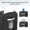 imageBonsaii 12Sheet Micro Cut Shredder P4 Security Level Shreds Paper CD Credit Card Mail Staple ampamp Clip  60 Min Continuous Use JamProof System 42 Gal Pullout BinMicro cut  Black