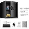 imageBonsaii 18 Cubic Feet Security Home Safe with Digital Keypad Security Box for Jewelry Cash Guns  Document Safe 142quotx1299quotx197quot120 cuft
