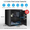 imageBonsaii 18 Cubic Feet Security Home Safe with Digital Keypad Security Box for Jewelry Cash Guns  Document Safe 142quotx1299quotx197quot120 cuft