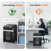 imageBonsaii 200Sheet Auto Feed Paper Shredder 60 Minutes Nonstop Heavy Duty Shredders 81 Gallon Large Bin Office Document Shredder MicroCutHigh Security P4 Commercial Grade Shredder C283A200Sheet Auto Feed