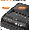 imageBonsaii 200Sheet Auto Feed Paper Shredder 60 Minutes Nonstop Heavy Duty Shredders 81 Gallon Large Bin Office Document Shredder MicroCutHigh Security P4 Commercial Grade Shredder C283A200Sheet Auto Feed
