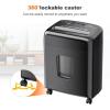 imageBonsaii 8 Sheet High Security Micro Cut Paper Shredder with 4 Gallon Pullout Basket Credit CardsMailStaplesClips Shredder for Home Office Use C206G8 Sheet