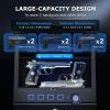 imageBonsaii Gun Safe for Handgun 3 Ways Quick Access Biometric Gun Safe for Pistols Fingerprint Pistol Safe with TypeC Port Small Handgun Safe Lock Box with Light for Nightstand Bedside Car HomeLarge