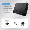 imageBonsaii Gun Safe for Handgun 3 Ways Quick Access Biometric Gun Safe for Pistols Fingerprint Pistol Safe with TypeC Port Small Handgun Safe Lock Box with Light for Nightstand Bedside Car HomeLarge