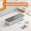 imageBonsaii Laminator 9 Inch 4 in1 Thermal Laminator Machine Never Jam Technology with 40 Laminting Sheets Paper Cutter Corner Rounder for Home Office School BusinessGrey  50 Pouches