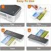 imageBonsaii Laminator 9 Inch 4 in1 Thermal Laminator Machine Never Jam Technology with 40 Laminting Sheets Paper Cutter Corner Rounder for Home Office School BusinessGrey  50 Pouches