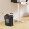 imageBonsaii Paper Shredder 34 Gals Wastebasket 56 Sheet Crosscut Shredder for Home UseBlack 5x18mm Crosscut Original