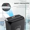 imageBonsaii Paper Shredder 34 Gals Wastebasket 56 Sheet Crosscut Shredder for Home UseBlack Crosscut Upgrage