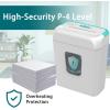 imageBonsaii Paper Shredder 34 Gals Wastebasket 56 Sheet Crosscut Shredder for Home UseGreen Crosscut
