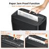 imageBonsaii Paper Shredder 8Sheet Crosscut Shredder with 42 Gallon Bin Shred Credit CardMailStapleClip P4 Security Level Document Shredder with Handle for Home Office C261CCrosscut 8 Sheet