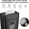 imageBonsaii Paper Shredder 8Sheet Crosscut Shredder with 42 Gallon Bin Shred Credit CardMailStapleClip P4 Security Level Document Shredder with Handle for Home Office C261CCrosscut 8 Sheet