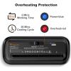 imageBonsaii Paper Shredder for Home Use 6 Sheet Strip Cut Small Paper Shredder Without Basket for Home Office Portable Shredder Extendable Arm Design with Overheat Protection S123B