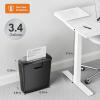 imageBonsaii Paper Shredder for Home Use 8Sheet StripCut Home Office Shredder CDCredit Card Shredder Machine with Overheat Protection 34 Gallons Wastebasket8 Sheet Black