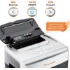 imageBonsaii Paper Shredder for Office 110Sheet Autofeed Heavy Duty Shredder for Home Office Use 30 MinutesMicro CutP4 High Security Level6 Gallon Large Bin110Sheet Autofeed
