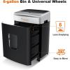 imageBonsaii Paper Shredder for Office 110Sheet Autofeed Heavy Duty Shredder for Home Office Use 30 MinutesMicro CutP4 High Security Level6 Gallon Large Bin110Sheet Autofeed