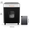 imageBonsaii Paper Shredder for Office 110Sheet Autofeed Heavy Duty Shredder for Home Office Use 30 MinutesMicro CutP4 High Security Level6 Gallon Large Bin110Sheet Autofeed
