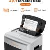 imageBonsaii Paper Shredder for Office 110Sheet Autofeed Heavy Duty Shredder for Home Office Use 30 MinutesMicro CutP4 High Security Level6 Gallon Large Bin110Sheet Autofeed