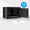 imageBonsaii Safe 06 Cubic Safe Box with Electronic Keypad Removable Shelf for Valuables Jewelry and Documents in Home Hotel or Business 984quot x 1378quot x 984quot Inches SF002060 cuft Standard