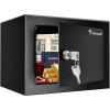 imageBonsaii Safe Box with Electronic Keypad Steel Security Lock Box with Key 023 Cubic Feet 906quot W x 669quot D x 669quot H Small Hidden Safe for Cash JewelryKey Lock