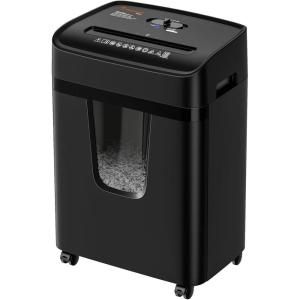 imageBonsaii 12 Sheet Paper Shredder for Home Office Heavy Duty Cross Cut Shredder with 55 Gal Pullout Bin Home Shredder for CDsCredit CardDocumentMail P4 Security Level12 Sheet 15 MinsNew Model