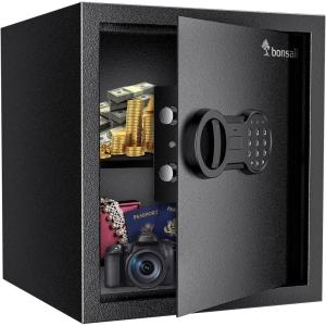 imageBonsaii 18 Cubic Feet Security Home Safe with Digital Keypad Security Box for Jewelry Cash Guns  Document Safe 142quotx1299quotx197quot120 cuft