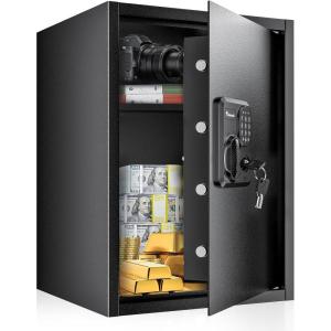 imageBonsaii 18 Cubic Feet Security Home Safe with Digital Keypad Security Box for Jewelry Cash Guns  Document Safe 142quotx1299quotx197quot18 cuft