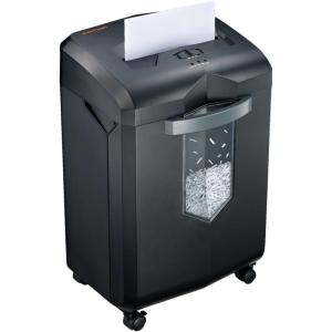 imageBonsaii Paper Shredder 18Sheet 60Minutes Shredder for Office Heavy Duty CrossCut Shredder with 6 Gallon Pullout Basket 4 CastersC149C1 8 Sheet Cross Cut