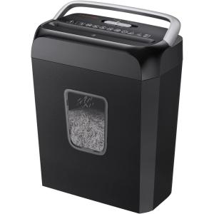 imageBonsaii Paper Shredder 34 Gals Wastebasket 56 Sheet Crosscut Shredder for Home UseBlack Crosscut Upgrage