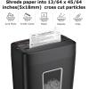 imageBonsaii Paper Shredder 8Sheet Crosscut Shredder with 42 Gallon Bin Shred Credit CardMailStapleClip P4 Security Level Document Shredder with Handle for Home Office C261C