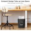 imageBonsaii Paper Shredder 8Sheet Crosscut Shredder with 42 Gallon Bin Shred Credit CardMailStapleClip P4 Security Level Document Shredder with Handle for Home Office C261C