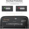 imageBonsaii Paper Shredder 8Sheet Crosscut Shredder with 42 Gallon Bin Shred Credit CardMailStapleClip P4 Security Level Document Shredder with Handle for Home Office C261C