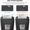 imageBonsaii Paper Shredder 8Sheet Crosscut Shredder with 42 Gallon Bin Shred Credit CardMailStapleClip P4 Security Level Document Shredder with Handle for Home Office C261C