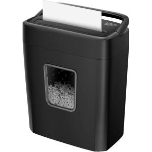 imageBonsaii Paper Shredder 8Sheet Crosscut Shredder with 42 Gallon Bin Shred Credit CardMailStapleClip P4 Security Level Document Shredder with Handle for Home Office C261C