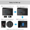 imageBonsaii Safe Box for Home With Electronic Digital Keypad  026 Cubic Feet Small Hidden Safe Steel Construction for Hotel Office Business  673quot x 1024quot x 673quot026 cuft New Model