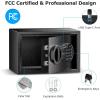 imageBonsaii Safe Box for Home With Electronic Digital Keypad  026 Cubic Feet Small Hidden Safe Steel Construction for Hotel Office Business  673quot x 1024quot x 673quot026 cuft New Model