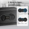 imageBonsaii Safe Box for Home With Electronic Digital Keypad  026 Cubic Feet Small Hidden Safe Steel Construction for Hotel Office Business  673quot x 1024quot x 673quot026 cuft New Model