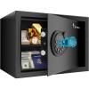imageBonsaii 06 Cubic Fingerprint Safe Box Biometric Security Safe with Electronic Keypad amp Removable Shelf for Valuables Jewelry Documents Home Office Hotel Use 984 x 1378 x 984 SF002