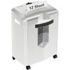 imageBonsaii 12 Sheet Micro Cut Paper Shredder  60Minute Continuous Run Time  Home Office Heavy Duty Shredder for CD Credit Card Mails Staple Clip JamProof System  42 Gal Pullout BinWhite