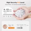 imageBonsaii 200Sheet Auto Feed Paper Shredder 60Min Nonstop Heavy Duty Shredders for Office 81Gal Bin P4 High Security Micro Cut Large Commercial Paper Shredder for Business C283ABlack
