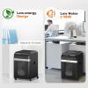 imageBonsaii 200Sheet Auto Feed Paper Shredder 60Min Nonstop Heavy Duty Shredders for Office 81Gal Bin P4 High Security Micro Cut Large Commercial Paper Shredder for Business C283ABlack