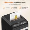 imageBonsaii 200Sheet Auto Feed Paper Shredder 60Min Nonstop Heavy Duty Shredders for Office 81Gal Bin P4 High Security Micro Cut Large Commercial Paper Shredder for Business C283ABlack