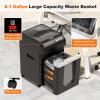 imageBonsaii 200Sheet Auto Feed Paper Shredder 60Min Nonstop Heavy Duty Shredders for Office 81Gal Bin P4 High Security Micro Cut Large Commercial Paper Shredder for Business C283ABlack