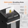 imageBonsaii 200Sheet Auto Feed Paper Shredder 60Min Nonstop Heavy Duty Shredders for Office 81Gal Bin P4 High Security Micro Cut Large Commercial Paper Shredder for Business C283ABlack